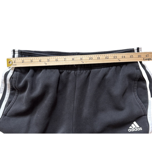 Adidas 3 Stripes Track Sweat Pants Jogging RN#88387 CA#40312 Black Sz L *Read - Picture 5 of 13
